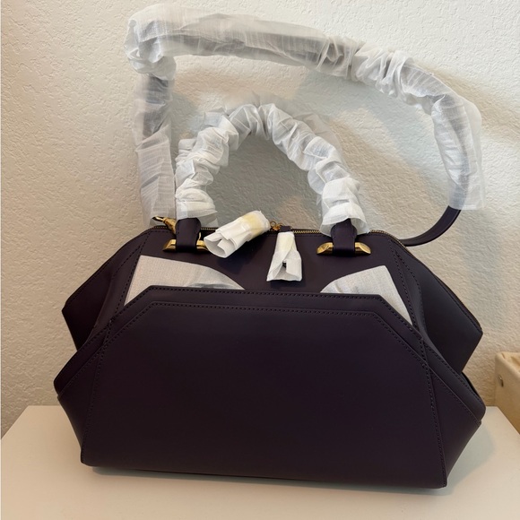 Zac Posen Passport Plum Purse Handbag Delta Airlines Exclusive NWT - Picture 7 of 9